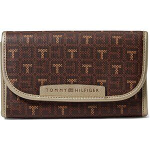 Kennedy II Flap Monogram Coated PVC Brown Gold Wallet